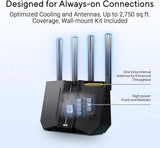 ASUS RT-BE92U BE9700 Router WiFi 7 de tres bandas, soporta nuevo an...