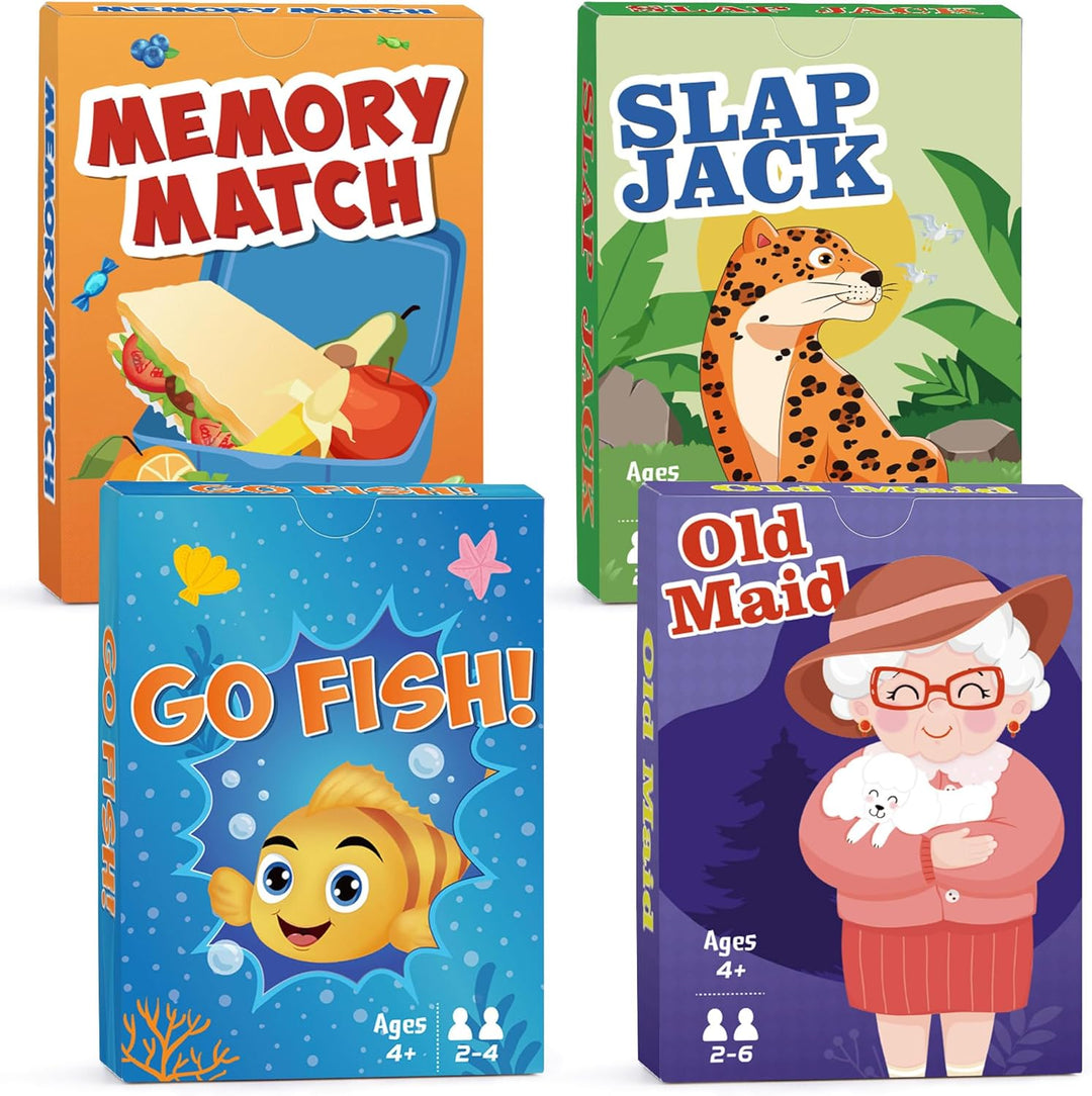 Juegos de Cartas Go Fish Old Maid Slap Jack y Memory