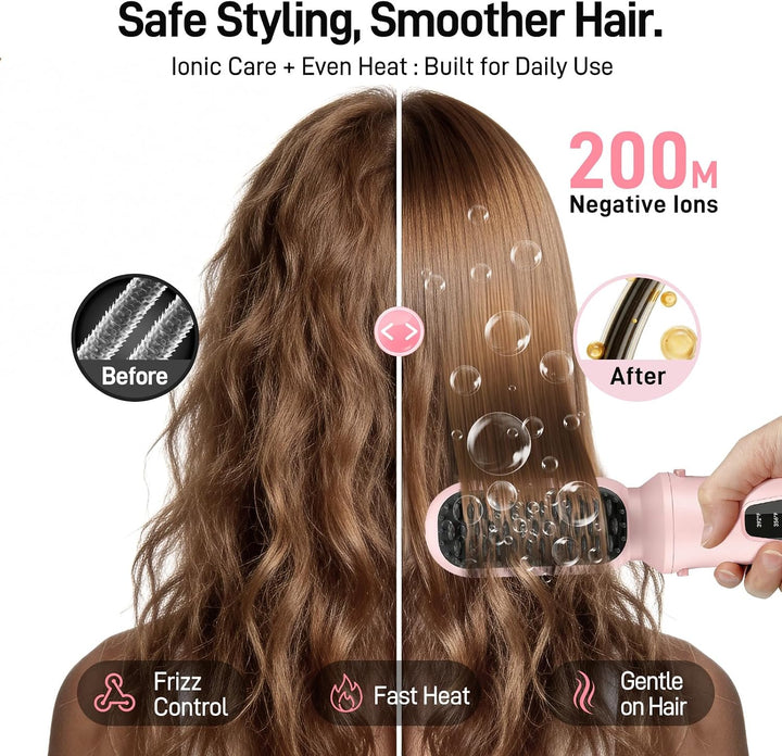 GLS 3-in-1 Cordless Hair Styling Set, Cordless Hair Straightener, C...