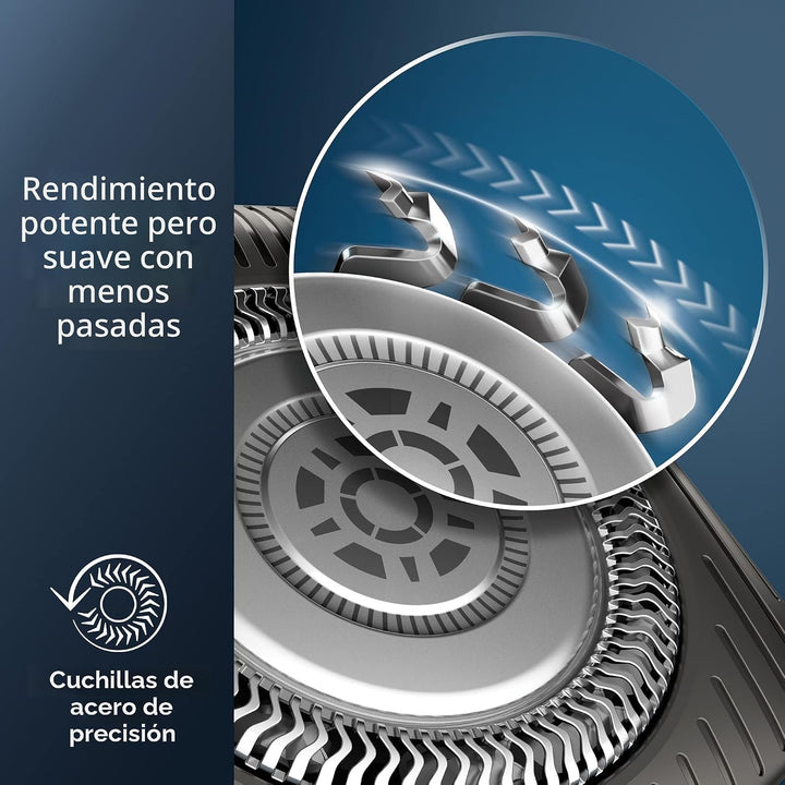 Philips Norelco Shaver 5400, afeitadora recargable en seco y húmedo...