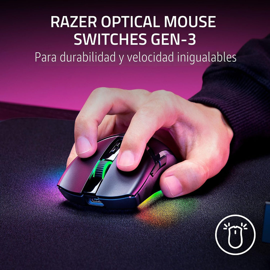 Razer Cobra Pro - Mouse inalámbrico para juegos: 10 controles perso...