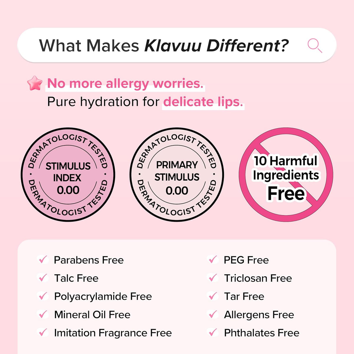 Máscara de Labios para Dormir Klavuu (20 g) \u2013 Tratamiento Core...