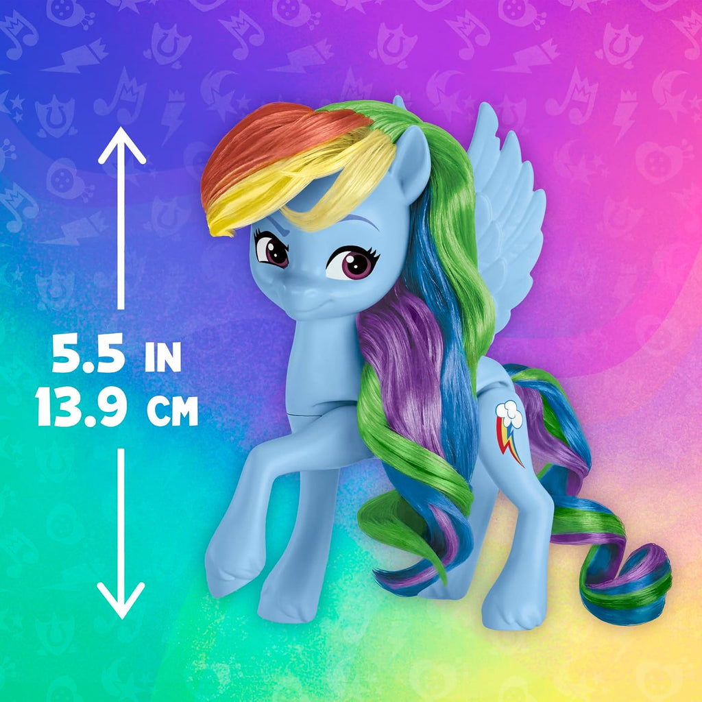 Muñecas My Little Pony Celebración del Arcoíris, Set de 6 Figuras de Poni, Muñecas de 14 cm, Juguetes para Niñas y Niños de 3 Años, Juguetes de Unicornio (Exclusivo de Amazon)