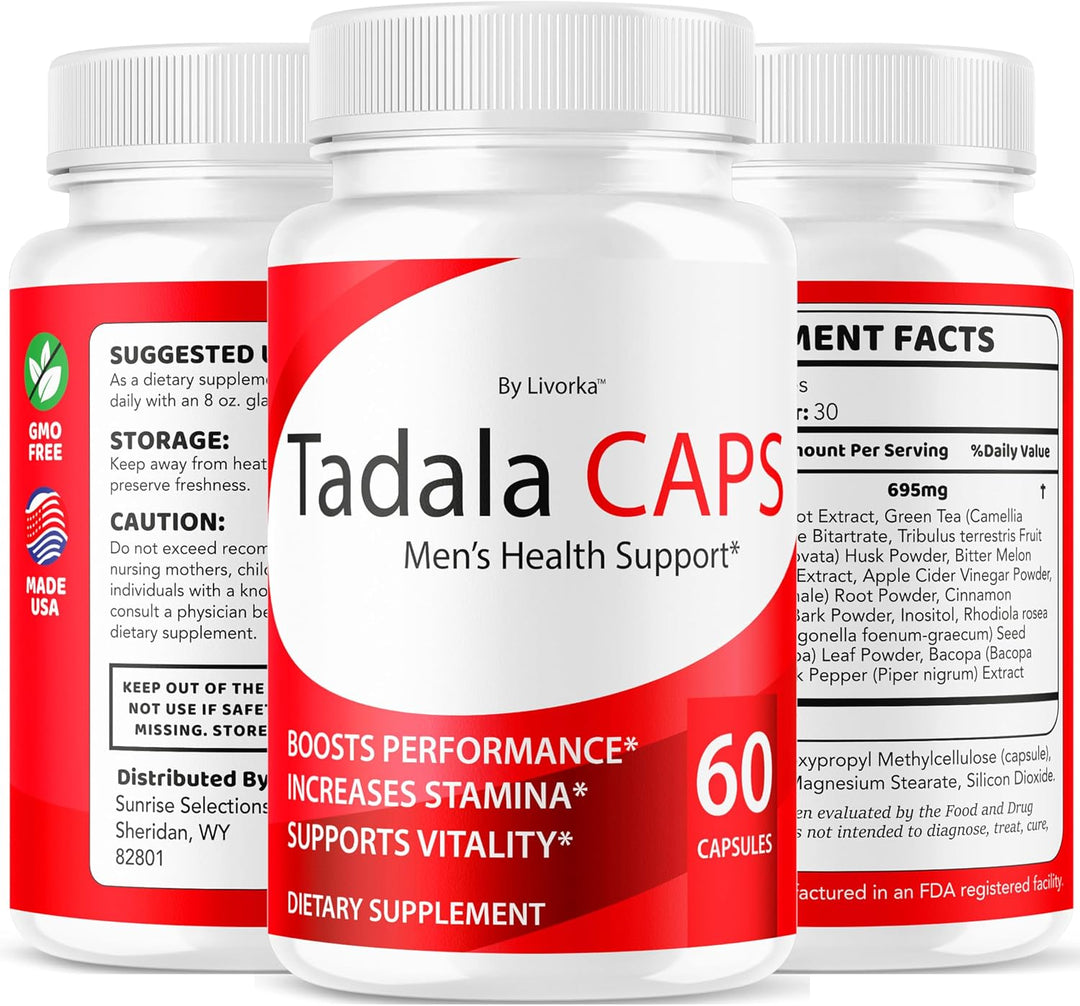 TadalaCaps Health Support, fórmula original de Tadala Caps Píldoras...