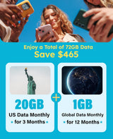 GlocalMe Hotspot móvil UPP 4G con 60 GB de datos de EE. UU. y 12 GB...