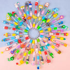 CZWZ 200 mini bolígrafos multicolores en uno 4 en 1 a granel, bolígrafo para cumpleaños y fiestas, regalos divertidos, bolígrafo Kawaii de tinta surtida