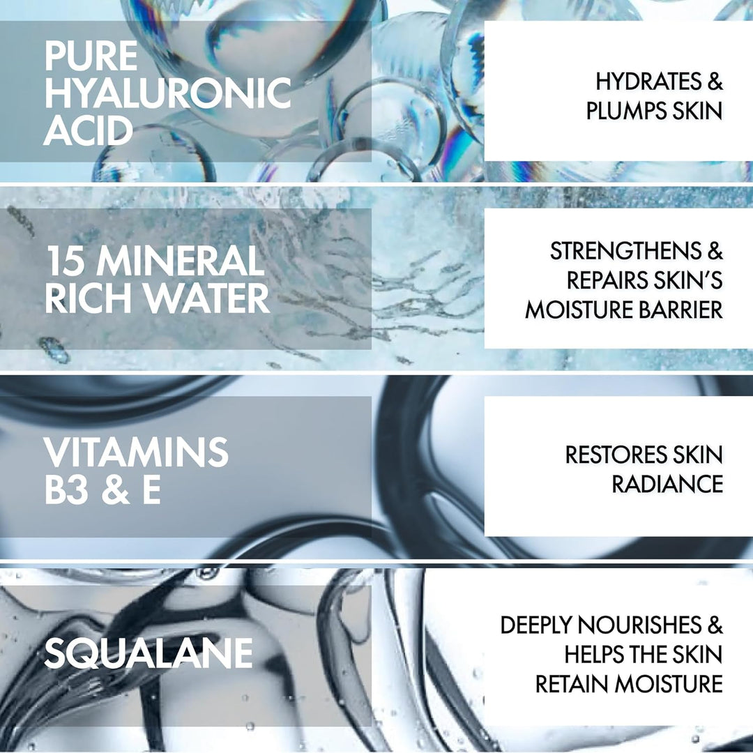 Vichy Mineral 89 Fragrance Free Cream, Moisture Boosting Cream with...
