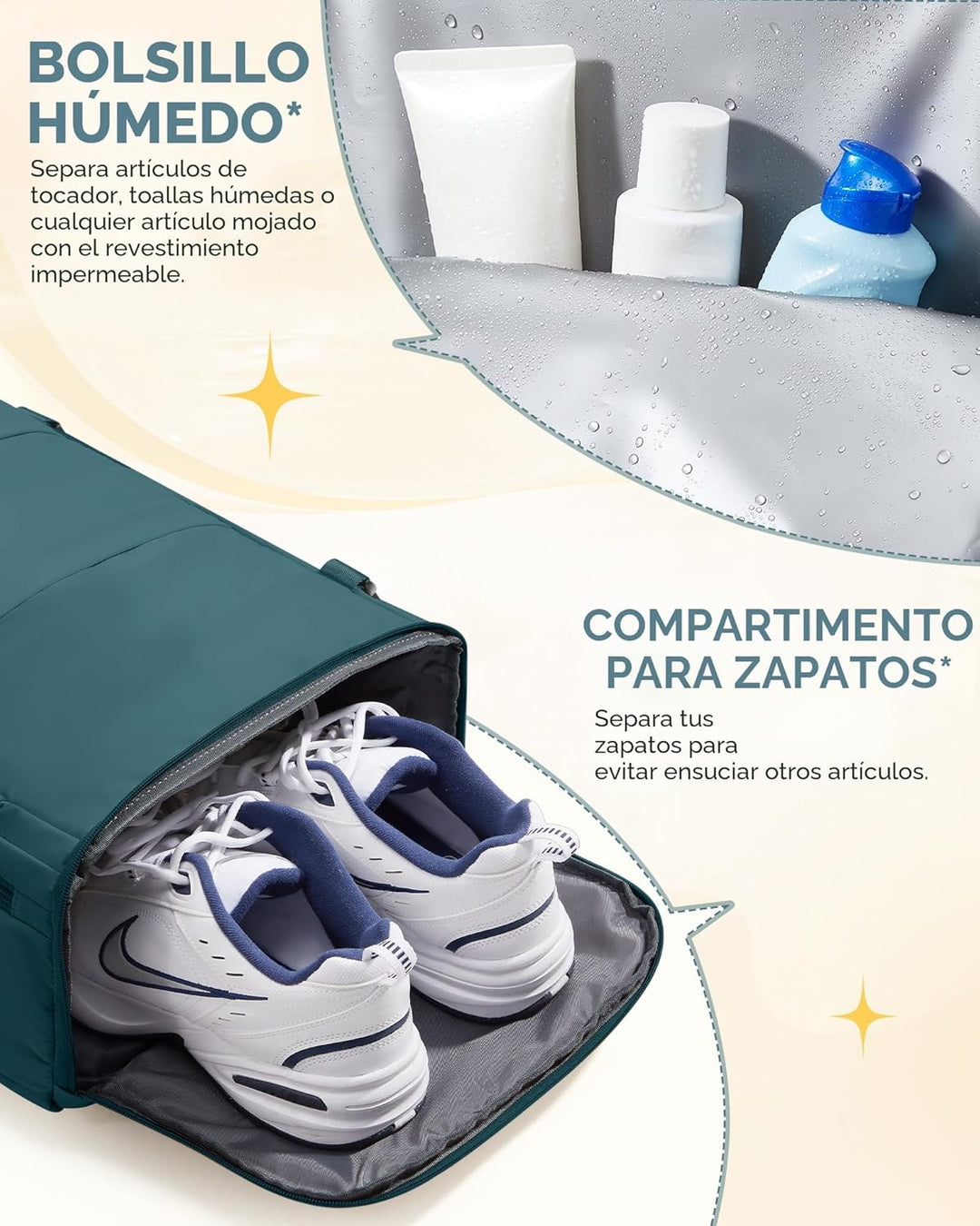 Coofay Casual o Versátil, A-pavo real azul, Estándar, Mochilas de v...