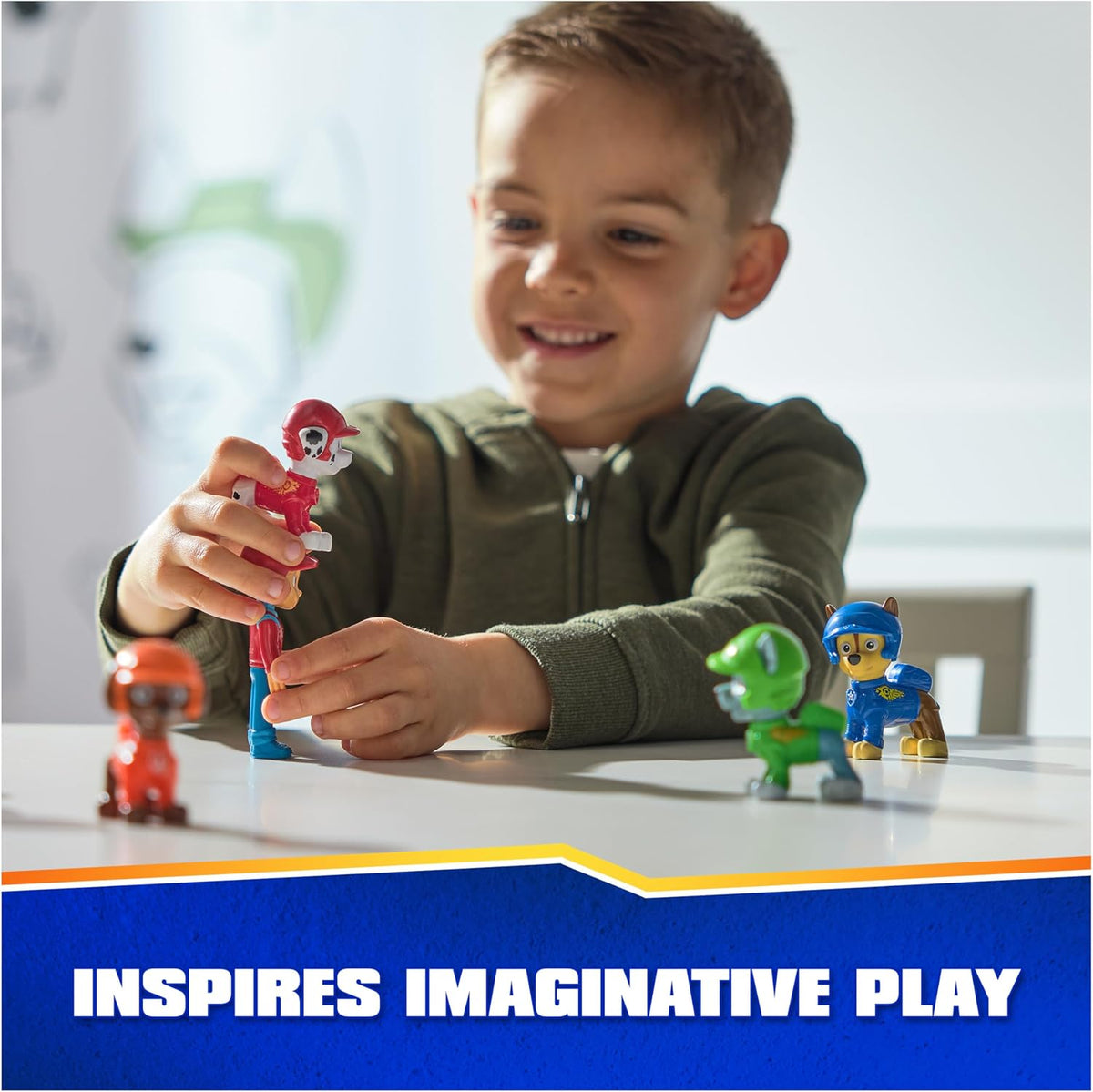 Paw Patrol: Ruedas de rescate, paquete de regalo de figuras de juguete, con 7 figuras de acción coleccionables, juguetes para niños y niñas a partir de 3 años