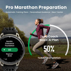Amazfit Reloj inteligente Cheetah 2 Pro, cristal de zafiro AMOLED de 1.32