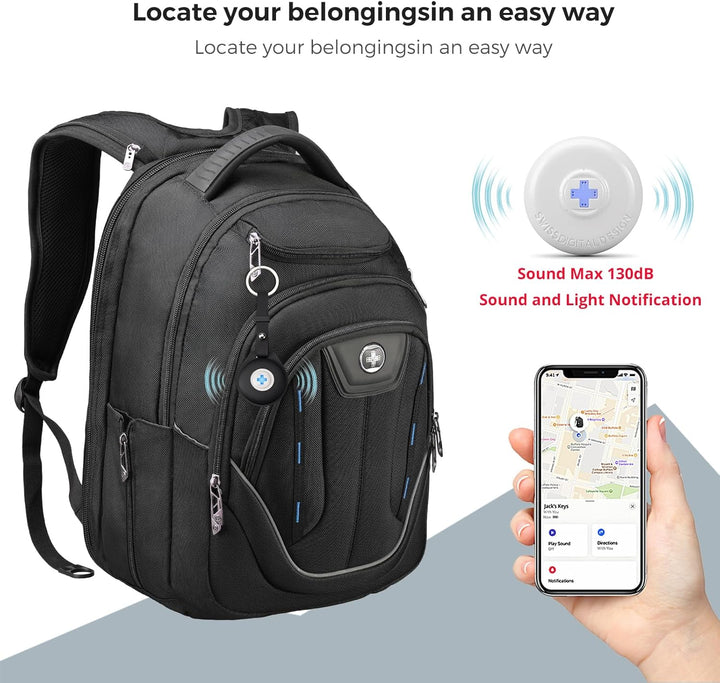 Swissdigital Design TSA - Mochila para laptop de negocios para homb...