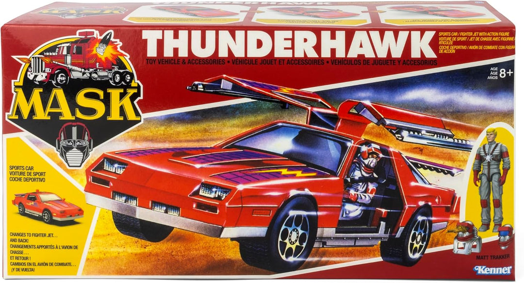 Los súbditos leales M.A.S.K. Thunderhawk con figura de Matt Trakker