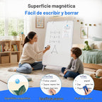 Maxtek Caballete pizarra blanca 36 x 24 pulgadas, trípode con altura