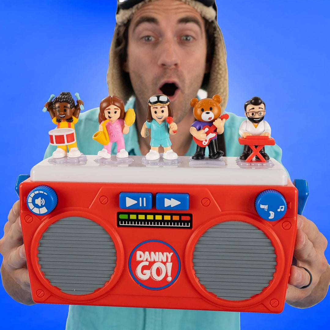 Danny ¡Vamos! Juguete de sonido interactivo Boombox de mezcla de mú...