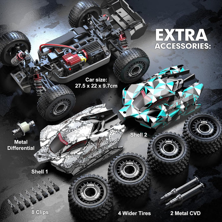HYPER GO H16PL 1\/16 RTR Buggy RC sin Escobillas Rápido para Adulto...