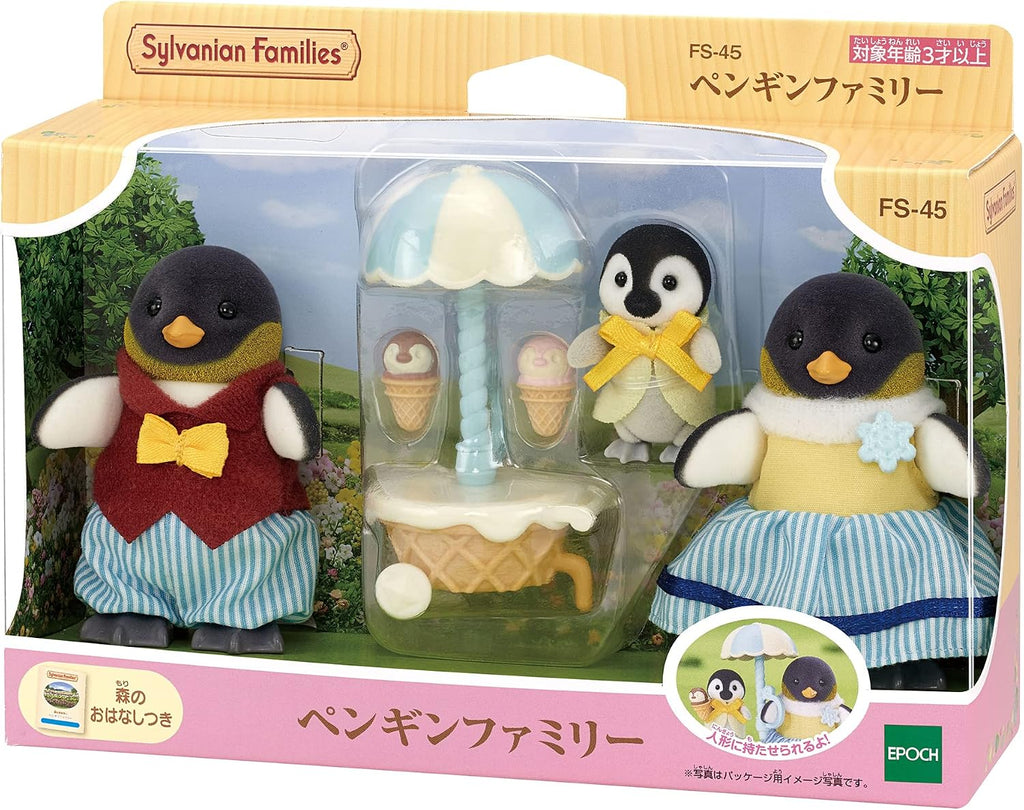 Sylvanian Families FS-45 - Muñeca familiar de pingüinos
