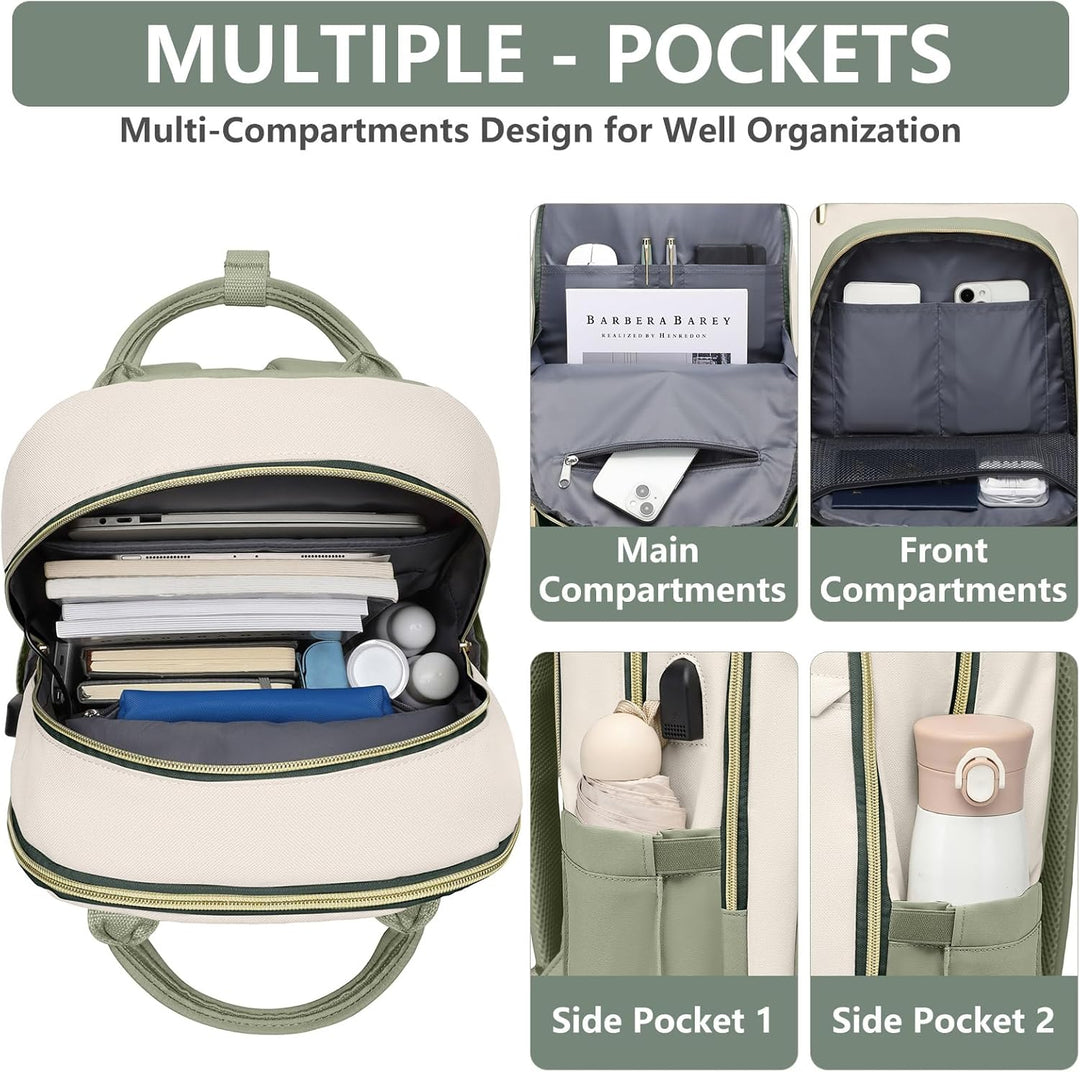 bagswan Mochila para Laptop para Mujeres Bolsa, 15,6 pulg.