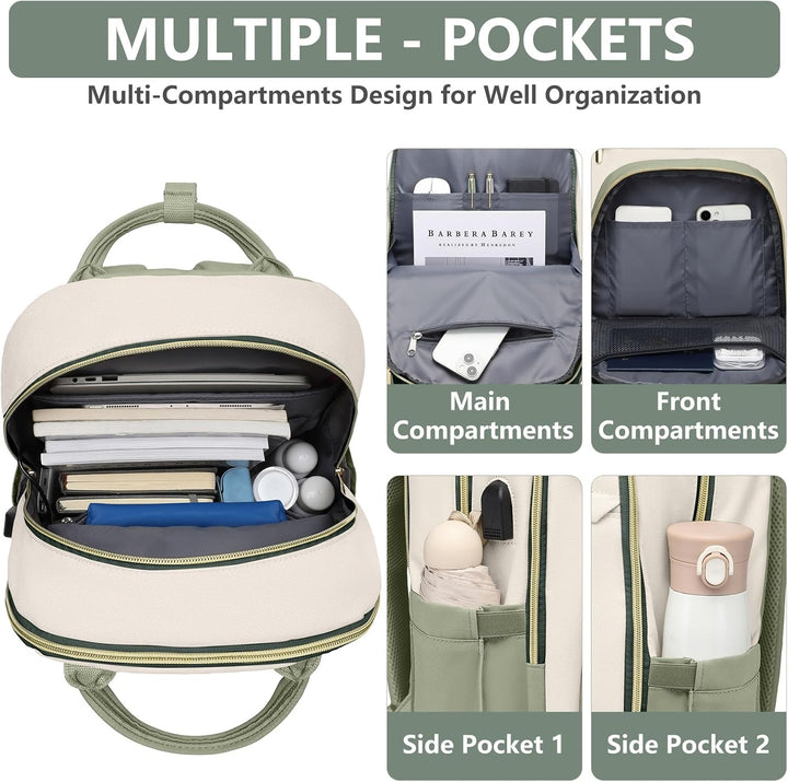 bagswan Mochila para Laptop para Mujeres Bolsa, 15,6 pulg.