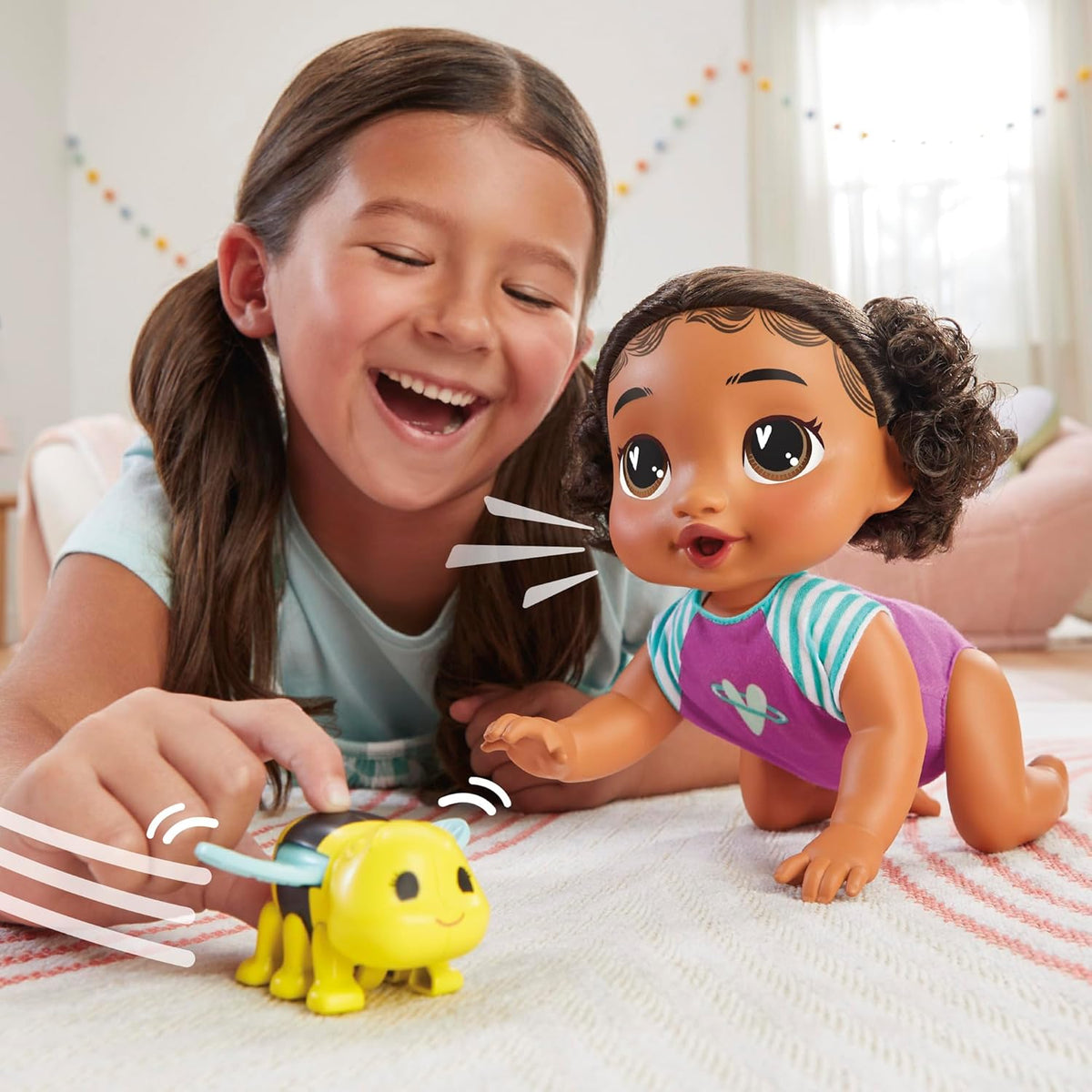 Baby Alive Crawl 'n Play Tilly Tinker Set de Muñeca Electrónica...
