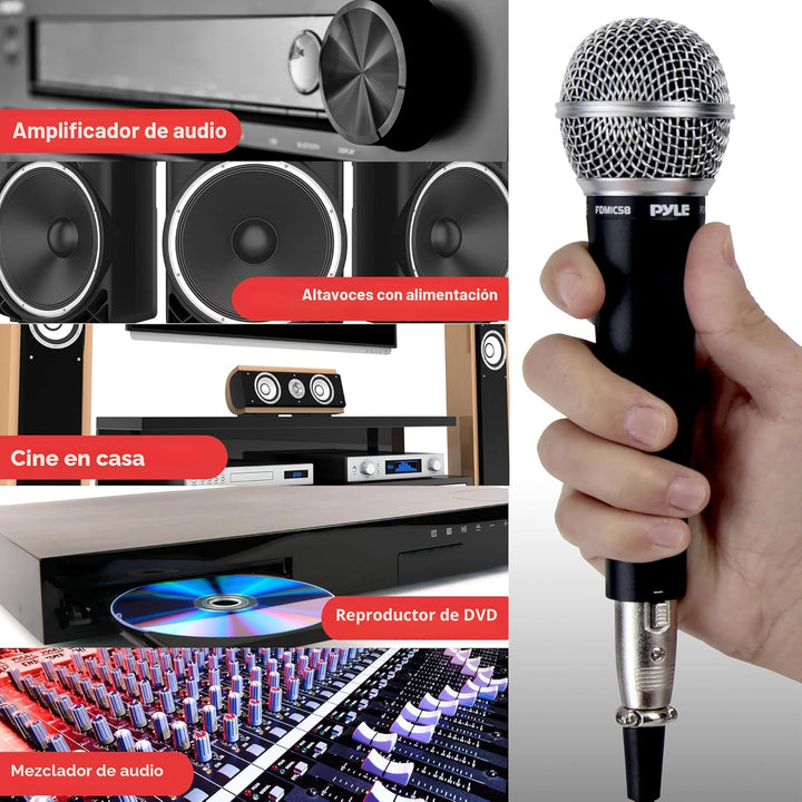 Pyle-Pro incluye cable XLR de 15 pies a conexión de audio de 1\/4 p...
