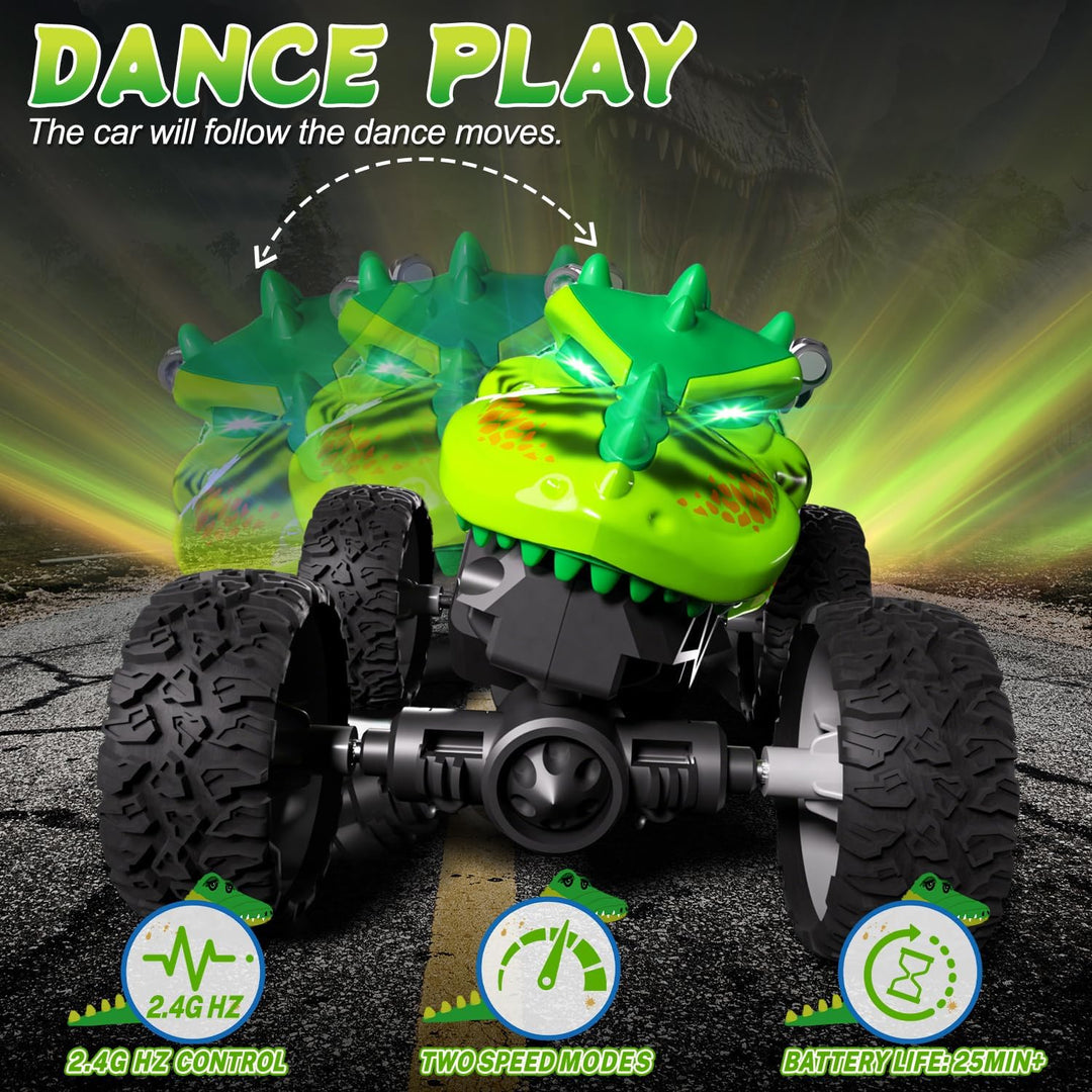 Juguetes Monster Trucks, auto de control remoto de 2.4 GHz para niñ...