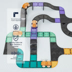CONNETIX Paquete de rampas e intersecciones de azulejos magnéticos, 16 piezas