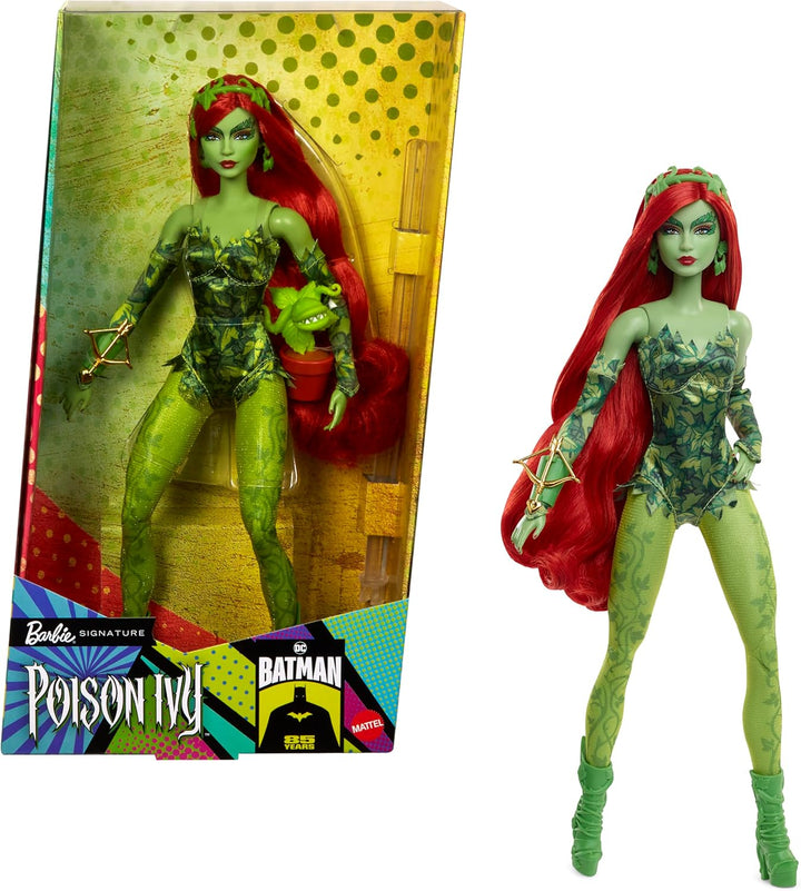 Barbie Muñeca coleccionista de hiedra venenosa con cuerpo posable,...