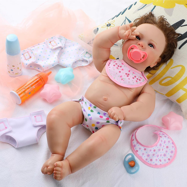 Rotatingpals Juego de 21 piezas de accesorios para muñecas de bebé,...