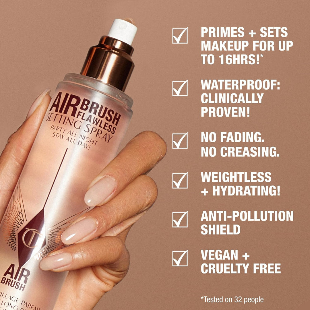Charlotte Tilbury Airbrush Flawless Setting Spray - Gift Set Essent...