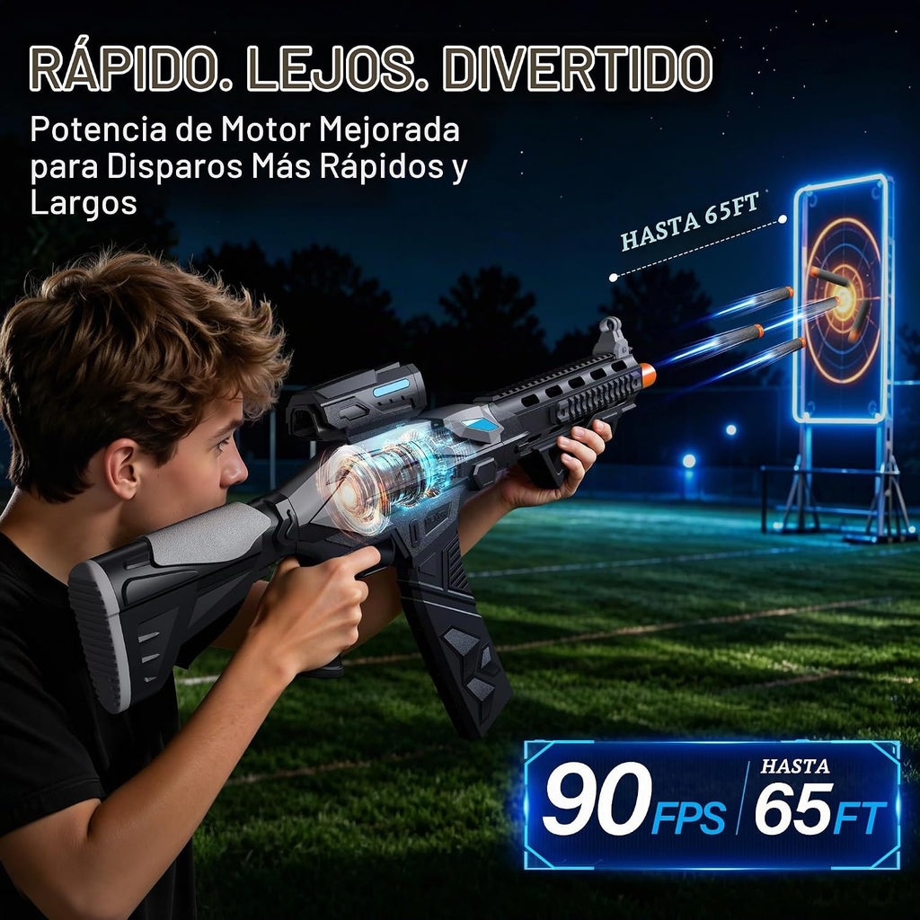 SOFITEN Automatic Toy Foam Blasters con Scope Electric Sniper Rifle