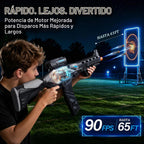 SOFITEN Automatic Toy Foam Blasters con Scope Electric Sniper Rifle