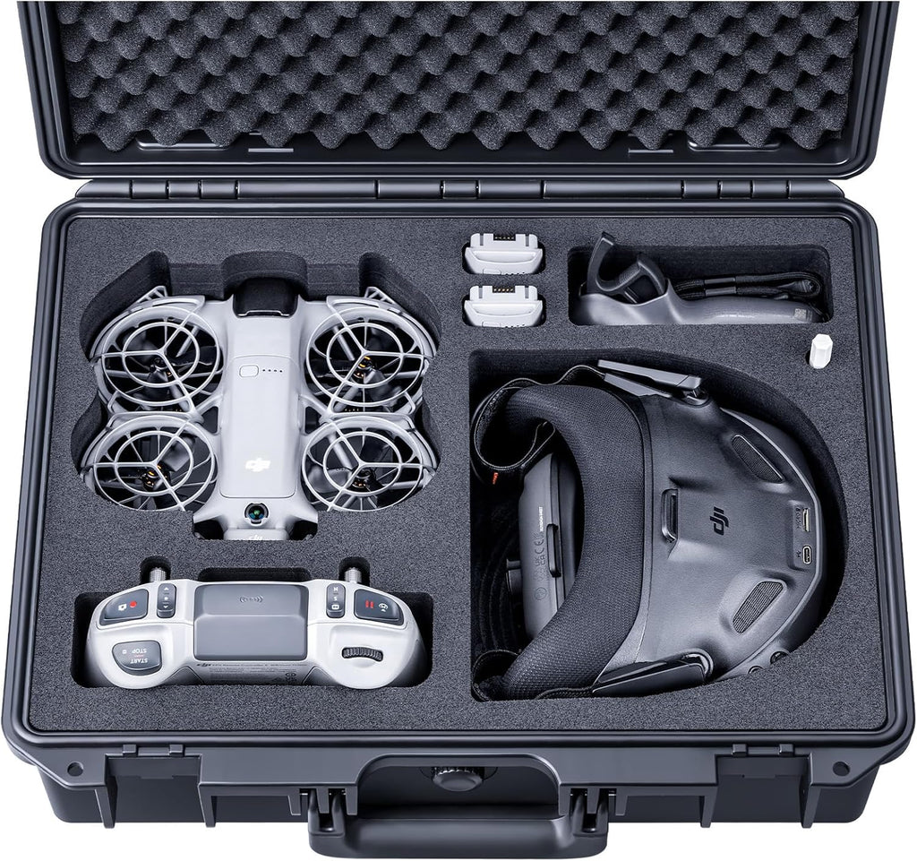 Lykus Titan N210 Hard Case para DJI Neo 2,RC N3/FPV RC,Goggles N3/3,Motion3