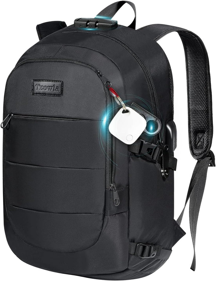 Tzowla, mochila de viaje de negocios para computadora portátil de 1...