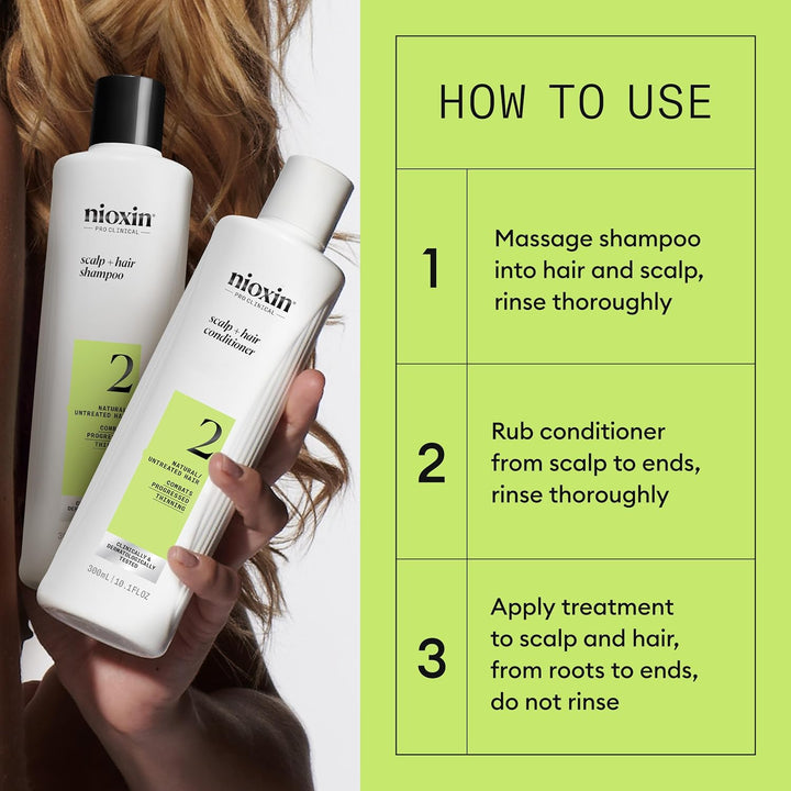 Nioxin Kits de sistema, limpia, acondiciona, hidrata el cuero cabel...