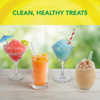 Yonanas Máquina de hielo afeitado portátil inalámbrica y recargable con funcionamiento manos libres para conos de nieve esponjosos, granizados y bebidas congeladas, carga USB-C, 2 moldes de hielo