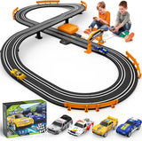 Conjuntos de Pista de Carreras de Coches Ranuras para Niños, Pista...