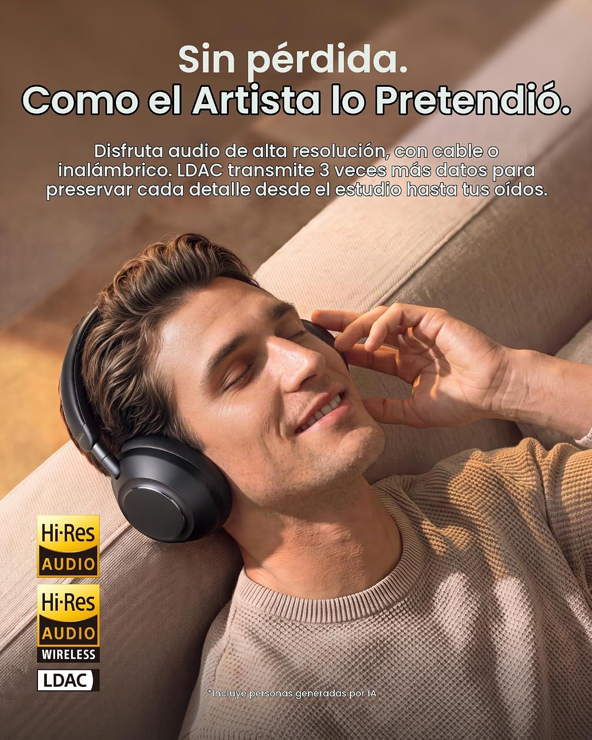 Anker Soundcore Space 2 Pro ANC - Auriculares sobre la oreja