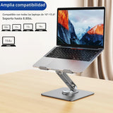 BESIGN LSX7 - Soporte para laptop con base giratoria de 360°, sopor...