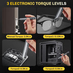Juego de destornilladores eléctricos de precisión de 3.7V, Gris - Versión estándar