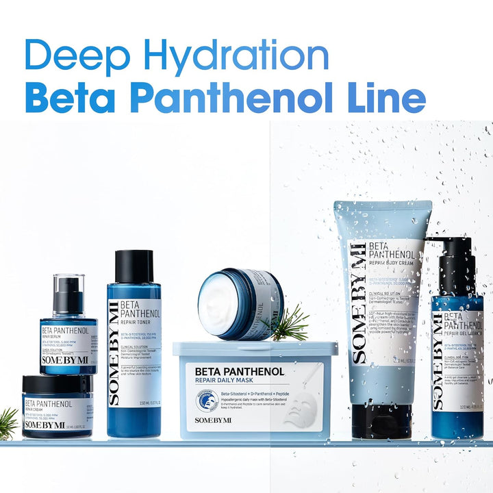 SOME BY MI Beta-Panthenol Repair Daily Mask - 30 hojas, 348 ml - Ma...