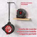 Cinta métrica 25 ft, 5 unidades en bulk, cinta de medición de lectura fácil, bobinado automático, retráctil de 1 pulgada de ancho x 25 ft