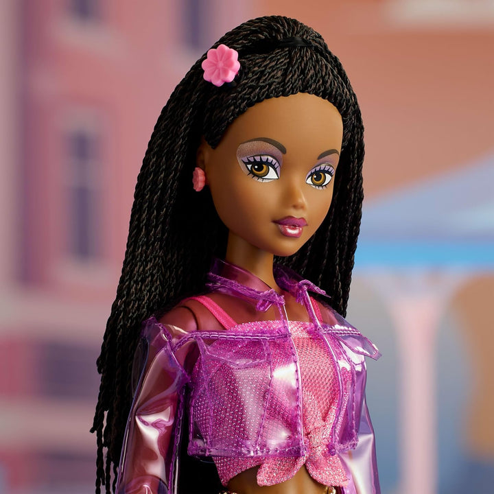 Barbie Muñeca y accesorios Signature My Scene Jai, trenzas negras,...