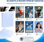 Fundas para Tarjetas Top Loaders para Tarjetas Coleccionables, Fundas Protectoras Suaves Penny para Tarjetas de Béisbol Aptas para Deportes, Fútbol Americano, Tarjetas MTG (5000 PIEZAS)