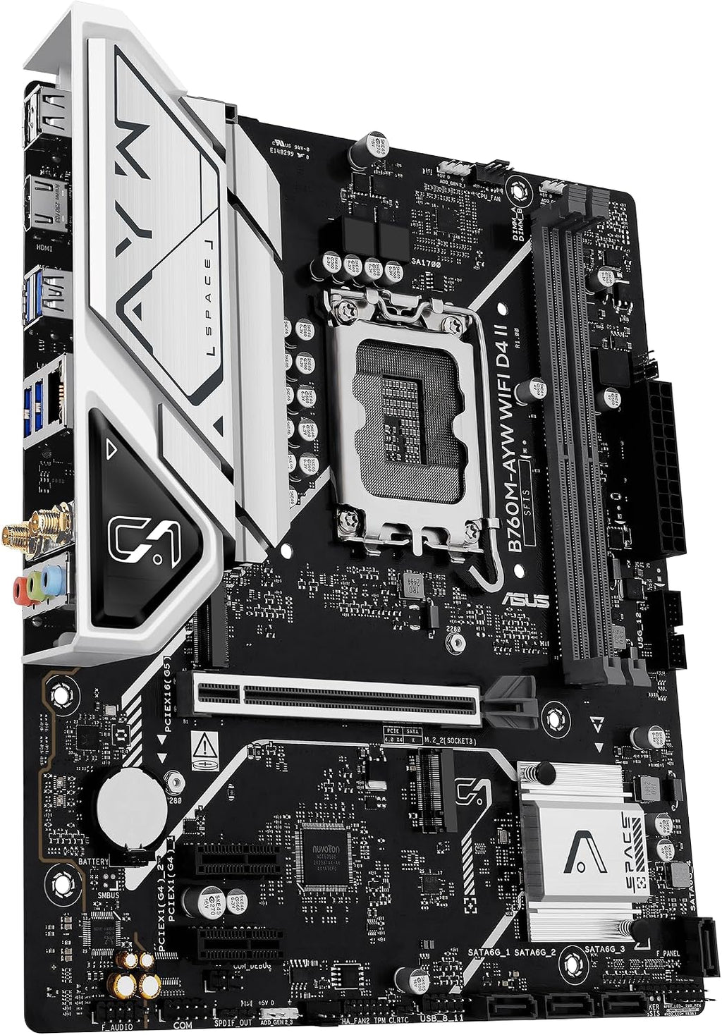 ASUS - Placa base Prime B760M-A D4 Intel®B760, mATX|DDR4, Micro-ATX|PRIME B760M-A|M.2x2