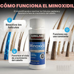 Minoxidil para hombres Paquete Líquido, Tratamiento de crecimiento...