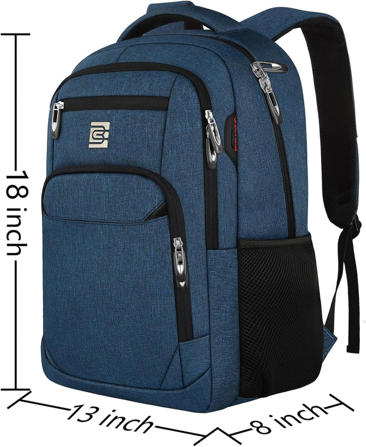 Mochila para laptop, viajes de negocios, antirrobo, delgada y durad...