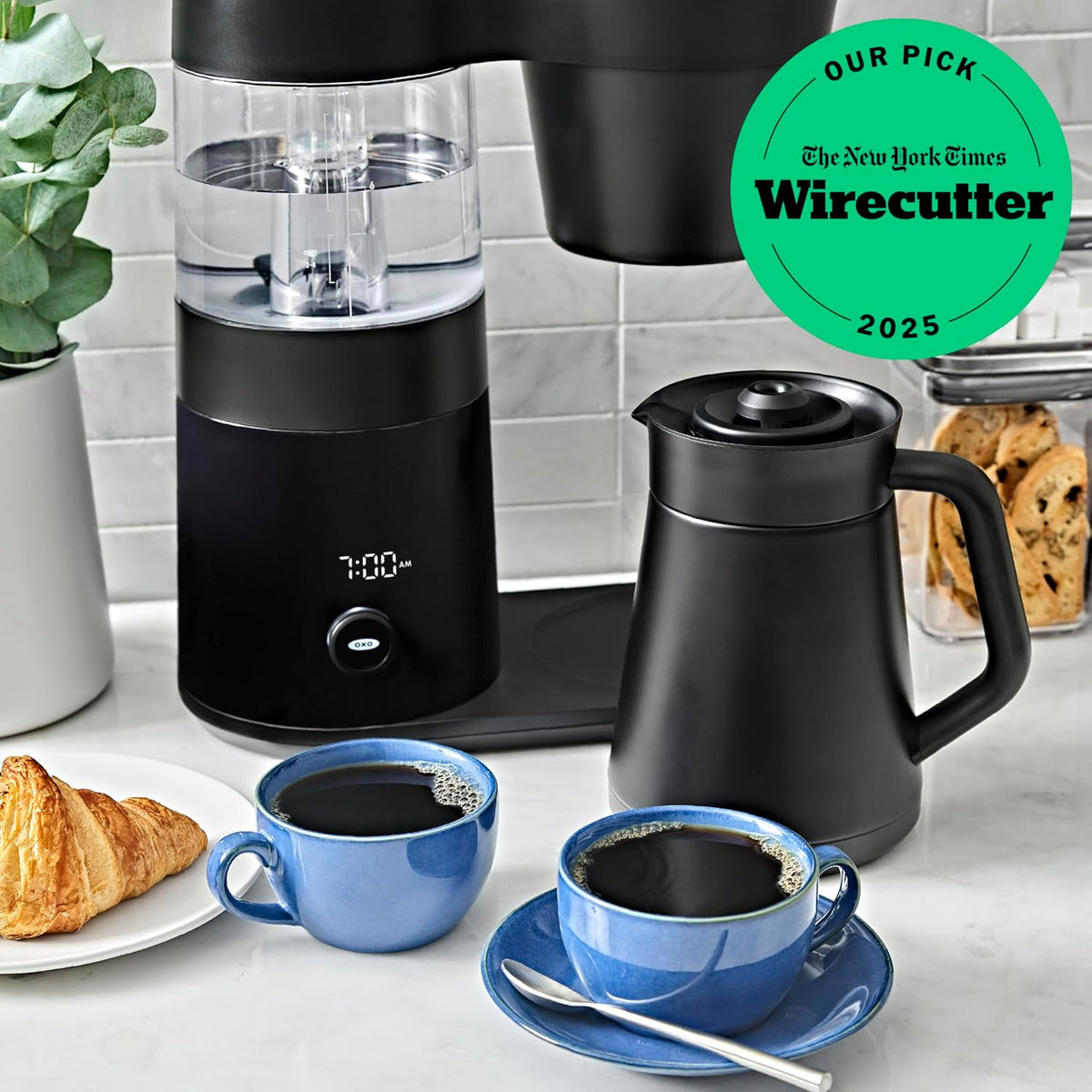 OXO Brew - Cafetera de 9 tazas, color negro mate