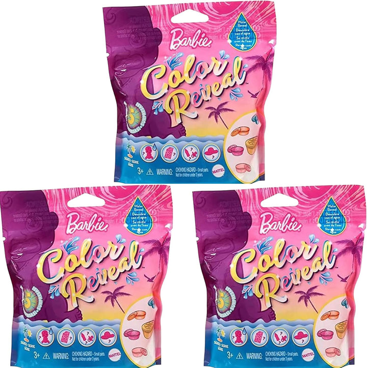 Barbie Color Reveal - Muñeca de bebé Sand &amp; Sun Series (paquete...