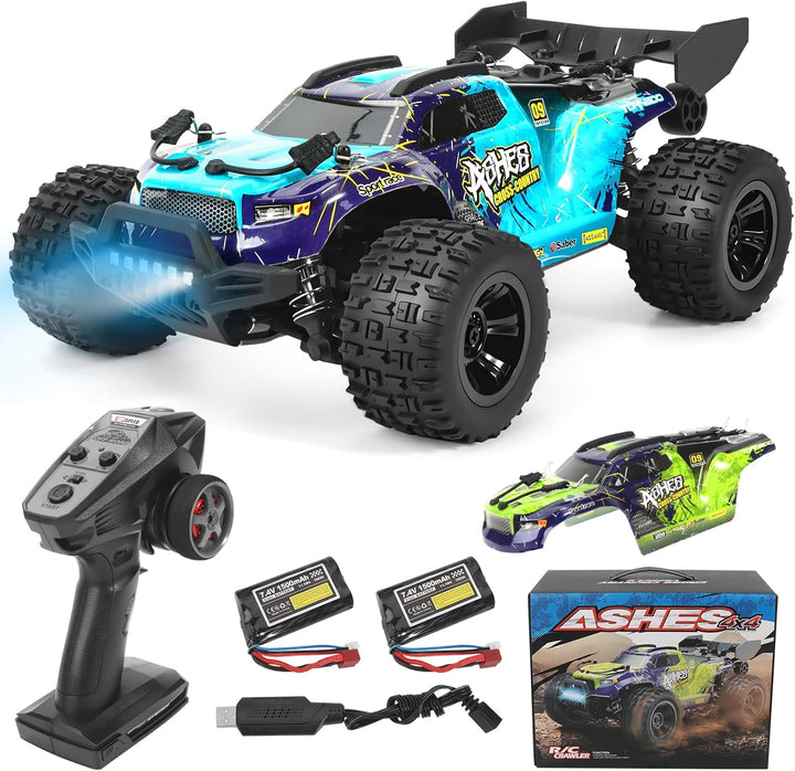 Coche a control remoto todo terreno a escala 1:18 para adultos, 40+...