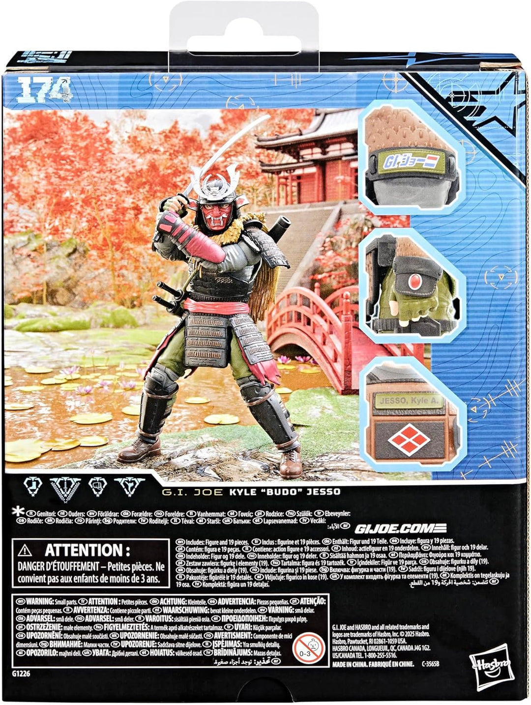 GI Joe Classified Series #174 Kyle Budo Jesso Figura de